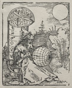 Ptolemaeus met de hemelglobe, 1504 door Albrecht Dürer