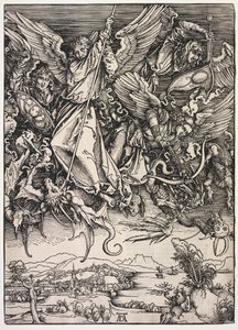 Openbaring van Johannes: Sint Michael die de Draak Bestrijdt