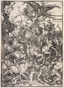 Openbaring van Johannes: De Vier Ruiters door Albrecht Dürer