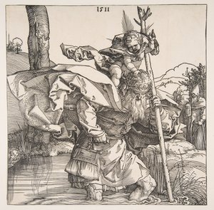Sint Christoffel, 1511 door Albrecht Dürer