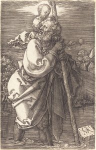 Sint Christoffel naar Links Gekeerd