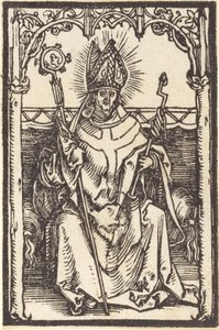 Sint Erasmus door Albrecht Dürer