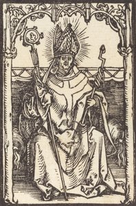 Sint Erasmus door Albrecht Dürer