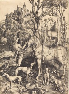 Sint Eustachius door Albrecht Dürer