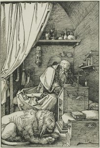 Sint Hiëronymus in zijn cel