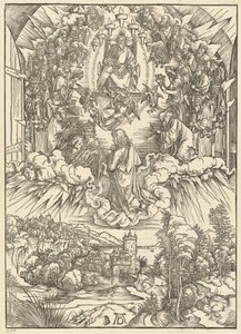 Sint Johannes voor God en de Ouderen door Albrecht Dürer