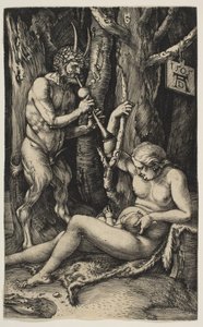 Satyrenfamilie, 1505 door Albrecht Dürer
