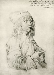 Zelfportret van de dertienjarige Dürer