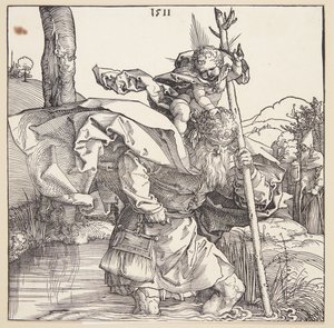 Sint Christoffel door Albrecht Dürer