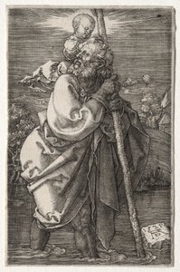 Sint-Christoffel, naar links kijkend, 1521