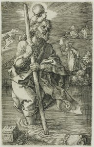 Sint Christoffel Naar Rechts Gekeerd