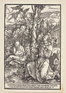St. Franciscus ontvangt de stigmata door Albrecht Dürer
