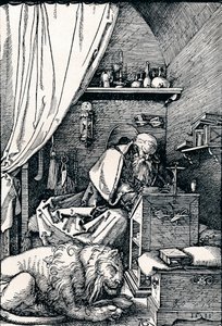 Sint Hiëronymus in zijn cel, 1511 1906