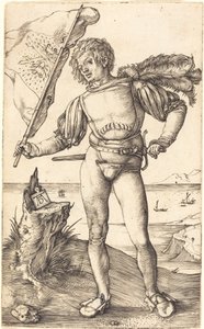 Vaandeldrager door Albrecht Dürer