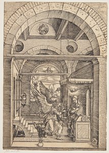 De annunciatie door Albrecht Dürer