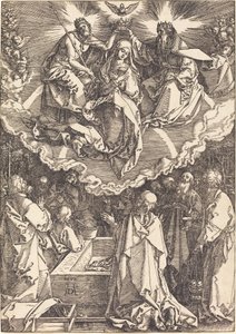 De tenhemelopneming en kroning van de Maagd door Albrecht Dürer