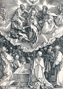 De tenhemelopneming en kroning van de Maagd, 1510 1906 door Albrecht Dürer
