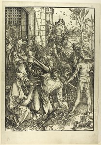 Het dragen van het kruis, uit De Grote Passie
