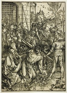 Het dragen van het kruis, uit De Grote Passie