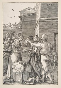 De onthoofding van Sint Johannes de Doper, 1510 door Albrecht Dürer