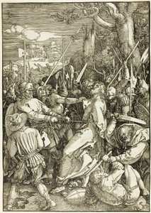 Het Verraad van Christus, uit De Grote Passie door Albrecht Dürer