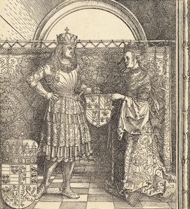 De verloving van Maximiliaan met Maria van Bourgondië
