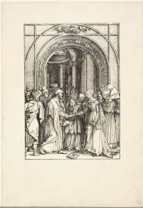 De verloving van de Maagd, uit Het Leven van de Maagd