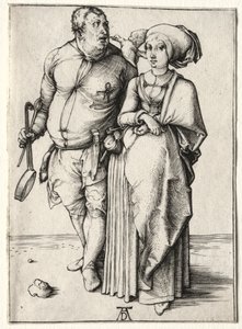 De kok en zijn vrouw door Albrecht Dürer