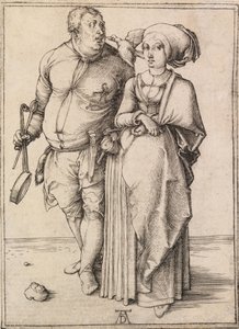 De kok en zijn vrouw door Albrecht Dürer