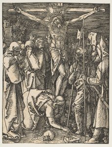 De Kruisiging, uit De Kleine Passie, ca. 1509 door Albrecht Dürer