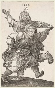 De dansende boeren door Albrecht Dürer