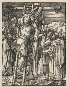 De Kruisafneming, uit De Kleine Passie, ca. 1509 door Albrecht Dürer