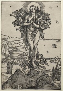 De extase van Maria Magdalena, 1501-1504 door Albrecht Dürer