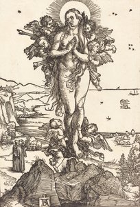De verheffing van Sint Maria Magdalena door Albrecht Dürer