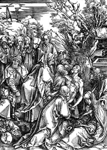 De Graflegging, c1497-c1500 door Albrecht Dürer