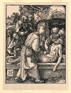 De Graflegging, uit De Kleine Passie Serie door Albrecht Dürer