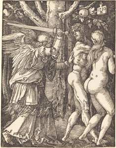De Verdrijving uit het Paradijs door Albrecht Dürer