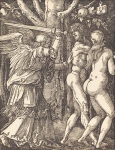 De Verdrijving uit het Paradijs, 1510 door Albrecht Dürer