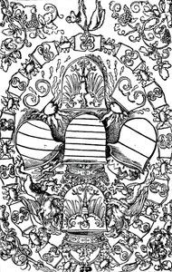 De vijf keizerlijke wapenschilden, 1515 1906 door Albrecht Dürer