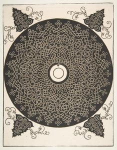 De vierde knoop. Verstrengelde rondel met een rond medaillon in het midden, 1521