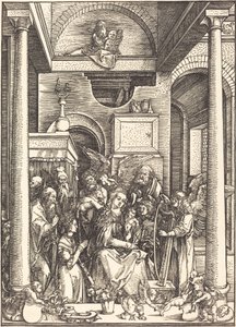 De Verheerlijking van de Maagd door Albrecht Dürer
