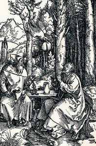 De kluizenaars St. Antonius en St. Paulus