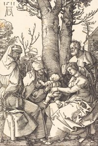 De Heilige Familie met Joachim en Anna onder een Boom, 1511
