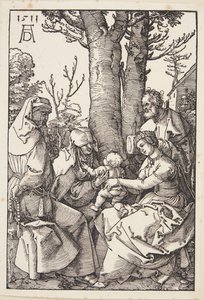 De Heilige Familie met Joachim en Sint Anna