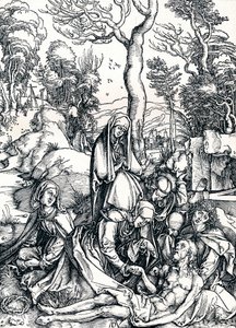 De rouw om Christus, 1498 1906 door Albrecht Dürer
