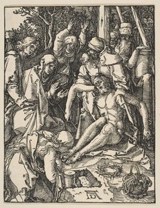 De klaagzang, uit De kleine passie, ca. 1509