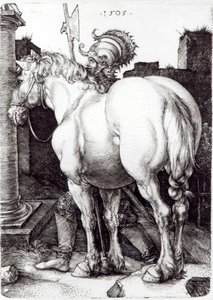 Het Grote Paard, 1509 door Albrecht Dürer