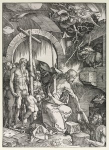 De Grote Passie: Christus Daalt af in de Limbus door Albrecht Dürer