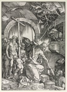 De Grote Passie: Christus Daalt Af in het Voorgeborchte door Albrecht Dürer