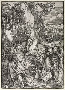 De grote passie: Christus op de Olijfberg door Albrecht Dürer